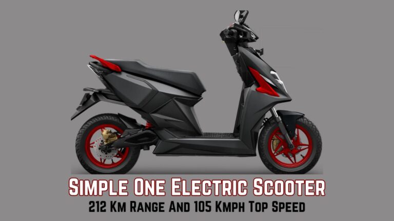 Simple One Electric Scooter