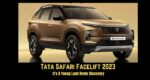 Tata safari 2023 Facelift