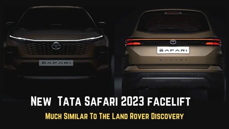 Tata Safari 2023 facelift