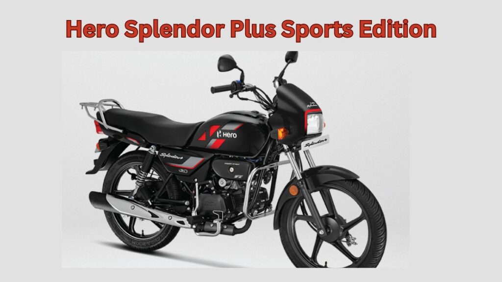 New Hero Splendor Plus Sports Edition