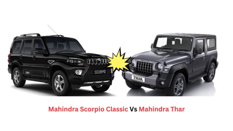 Scorpio Classic Vs Mahindra Thar