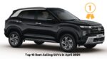 Top 10 Best-Selling SUVs in April 2024