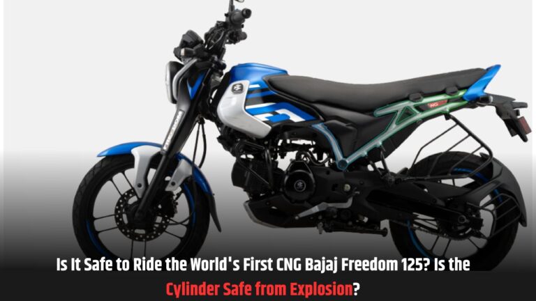 Is It Safe to Ride the World’s First CNG Bajaj Freedom 125, What Happens If It Gets into an Accident?