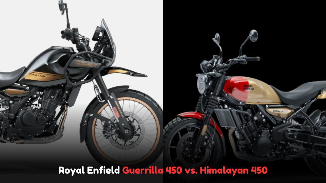oyal Enfield Guerrilla 450 vs. Himalayan 450